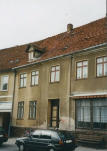 Wohn- und Geschäftshaus in Malchow vor der Instandsetzung